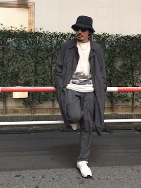 「TEATORA（テアトラ）のアイテム（その他アウター）」を使った、YUTA KABURAGI さん（メンズ・175cm）の秋コーディネート