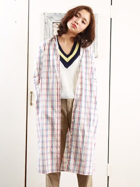 「アイテム（ブレスレット）」を使った、parfumPRさん（レディース・162cm）の春コーディネート