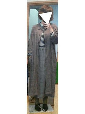 「シック」｜「アイテム（その他アウター）」を使った、sugaさん（レディース・163cm）の秋コーディネート