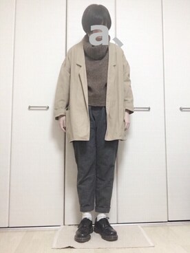 ano 、さん(レディース・160cm)の冬コーディネート