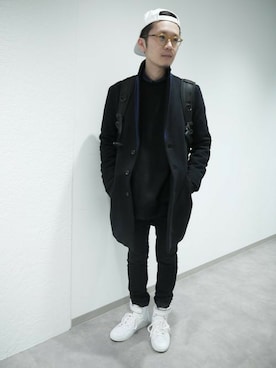「MID by MIDWEST」｜一政さん（メンズ・170cm）の冬コーディネート
