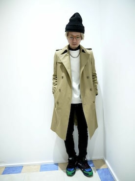 「MID by MIDWEST」｜一政さん（メンズ・170cm）の冬コーディネート