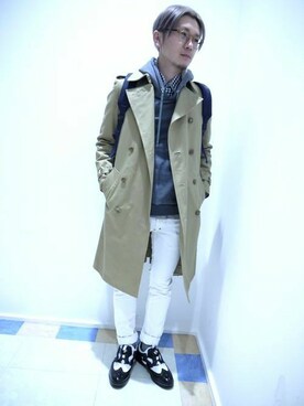 一政さん（メンズ・170cm）の春コーディネート