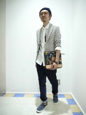 一政さん（メンズ・170cm）の春コーディネート