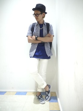 一政さん（メンズ・170cm）の夏コーディネート