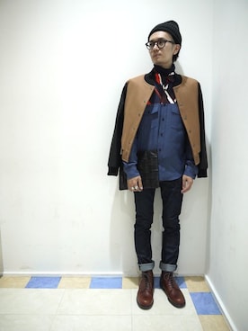 一政さん（メンズ・170cm）の秋コーディネート