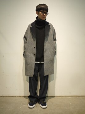 「DISCOVERED（ディスカバード）のアイテム（その他）」を使った、一政さん（メンズ・170cm）の春コーディネート