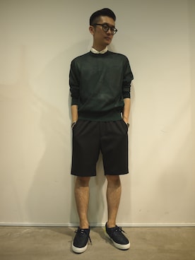 「MIDWEST（ミッドウエスト）のアイテム」を使った、一政さん（メンズ・170cm）の夏コーディネート