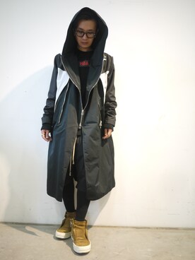 「hba」｜「アイテム（その他アウター）」を使った、一政さん（メンズ・170cm）の夏コーディネート