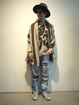 「sacai MEN'S（サカイ メンズ）のアイテム」を使った、一政さん（メンズ・170cm）の秋コーディネート