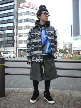 「hba」｜「アイテム（その他）」を使った、一政さん（メンズ・170cm）の冬コーディネート