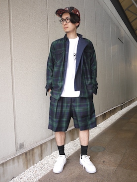 「sacai MEN'S（サカイ メンズ）のアイテム」を使った、一政さん（メンズ・170cm）の冬コーディネート