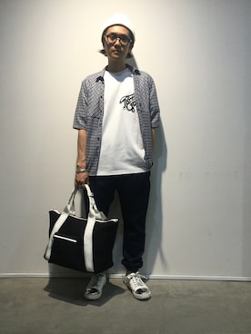 「sacai MEN'S（サカイ メンズ）のアイテム」を使った、一政さん（メンズ・170cm）の春コーディネート