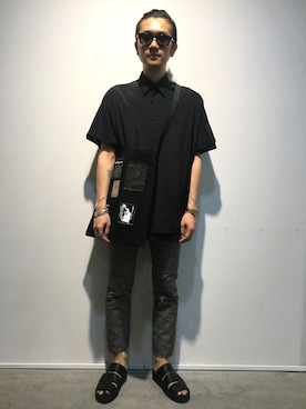 「LANVIN Paris（ランバンパリ）のアイテム」を使った、一政さん（メンズ・170cm）の春コーディネート