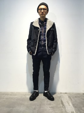 「LANVIN Paris（ランバンパリ）のアイテム」を使った、一政さん（メンズ・170cm）の夏コーディネート