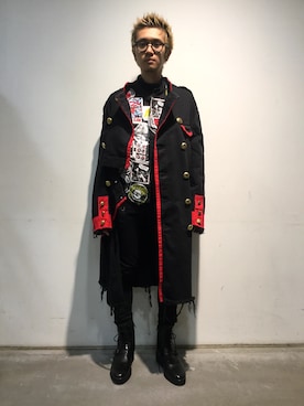 「AMBUSH（アンブッシュ）のアイテム」を使った、一政さん（メンズ・170cm）の秋コーディネート