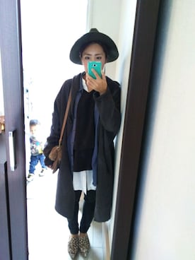 「osharewalker（オシャレウォーカー）のアイテム（その他アウター）」を使った、ハルカイさん（レディース・157cm）の秋コーディネート