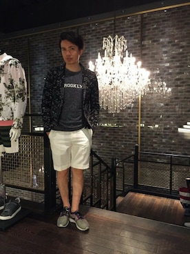 「GUILD PRIME（ギルドプライム）のアイテム」を使った、Guaさん（メンズ・177cm）の春コーディネート