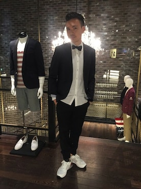 「GUILD PRIME（ギルドプライム）のアイテム」を使った、Guaさん（メンズ・177cm）の夏コーディネート