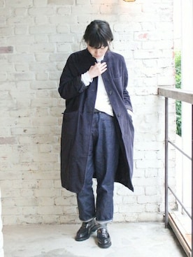 「JOURNAL STANDARD LUXE（ジャーナルスタンダード　ラックス）のアイテム（ジャケット/アウター）」を使った、journal standard luxe　バイヤーさん（レディース・162cm）の秋コーディネート