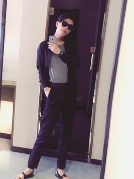 Patients solitairesさん（メンズ・178cm）の秋コーディネート