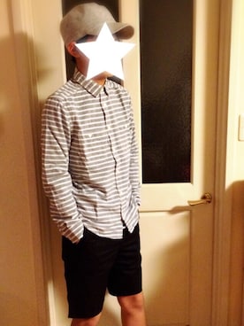「アイテム（キャップ）」を使った、KANさん（メンズ・170cm・10代）の夏コーディネート