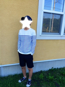「アイテム（キャップ）」を使った、KANさん（メンズ・170cm・10代）の夏コーディネート