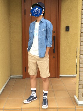 KANさん（メンズ・170cm）の夏コーディネート