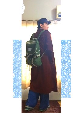 「JEANASIS（ジーナシス）のアイテム（デニムパンツ）」を使った、かめたくさん（メンズ・166cm）の秋コーディネート