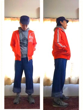 かめたくさん（メンズ・166cm）の秋コーディネート