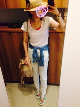 「.9 point nine（ポイントナイン）のアイテム」を使った、hypoさん（レディース・162cm）の夏コーディネート