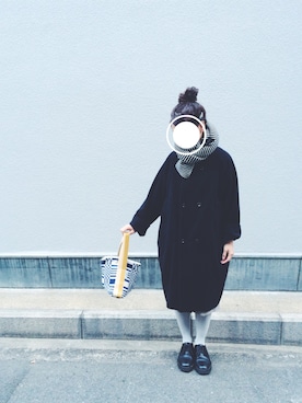 「Johanna Gullichsen」｜「アイテム（ジャケット/アウター）」を使った、まきこさん（レディース・152cm）の春コーディネート