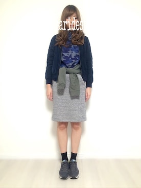 「JOURNAL STANDARD relume（ジャーナルスタンダード　レリューム）のアイテム（スタジャン）」を使った、MARIさん（レディース・164cm）の秋コーディネート