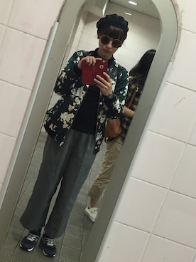 「stradivarius（ストラディバリウス）のアイテム（ブルゾン）」を使った、Sumire Kimuraさん（レディース・163cm）の秋コーディネート