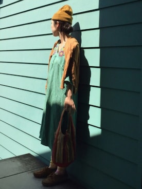 「Amina（アミナ）のアイテム（バッグ）」を使った、まいこさん（レディース・160cm）の春コーディネート