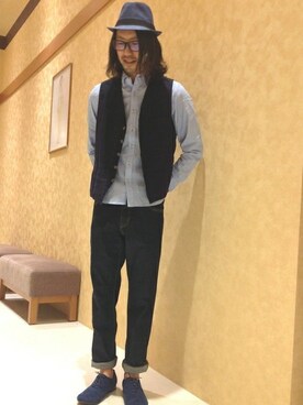 きたださん（メンズ・175cm）の春コーディネート
