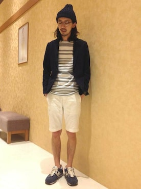 きたださん（メンズ・175cm）の春コーディネート