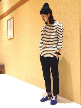 きたださん（メンズ・175cm）の春コーディネート