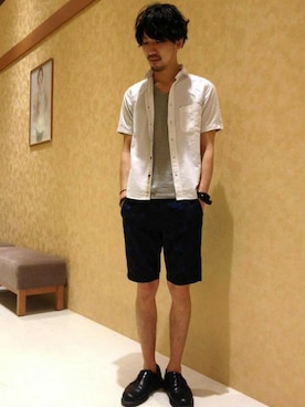 きたださん（メンズ・175cm）の夏コーディネート