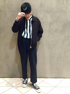 Takuma Higashiさん（メンズ・174cm）の秋コーディネート