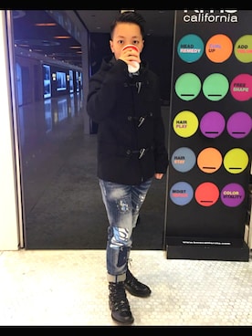 「Alexander McQueen（アレキサンダーマックイーン）のアイテム（ジャケット/アウター）」を使った、Edenporscheさん（メンズ・155cm）の春コーディネート
