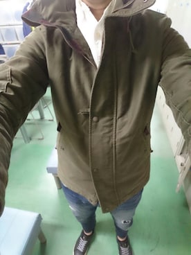 「The DUFFER of ST.GEORGE（ザダファーオブセントジョージ）のアイテム（モッズコート）」を使った、dufferさん（メンズ・181cm）の秋コーディネート