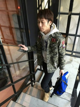 RYUさん（メンズ・172cm）の冬コーディネート