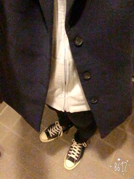 「アイテム（チェスターコート）」を使った、keiさん（メンズ・172cm・10代）の秋コーディネート