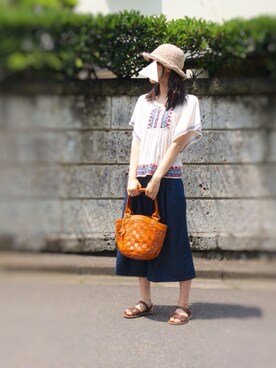 **sat0さん（レディース・167cm）の夏コーディネート