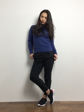 東舞華さん(レディース・163cm)の冬コーディネート