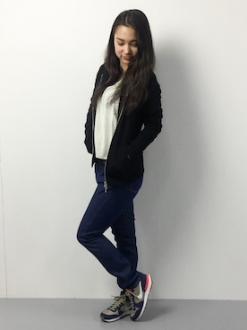 東舞華さん(レディース・163cm)の冬コーディネート