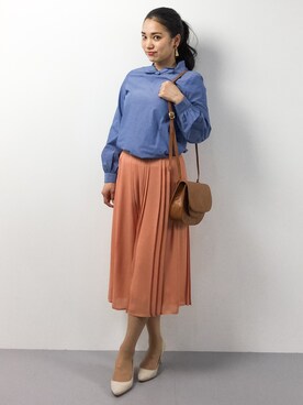 東舞華さん(レディース・163cm)の冬コーディネート