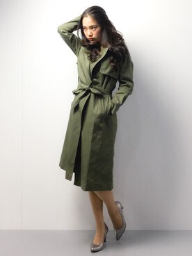 東舞華さん（レディース・163cm）の冬コーディネート