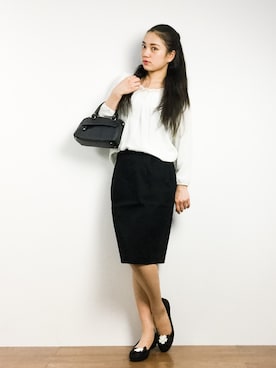 東舞華さん（レディース・163cm）の冬コーディネート